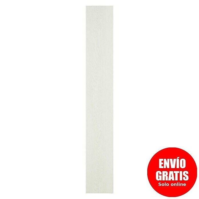 Suelo de vinilo autoadhesivo Roble blanco (91,4 cm x 15,2 cm x 2 mm, Estilo madera)