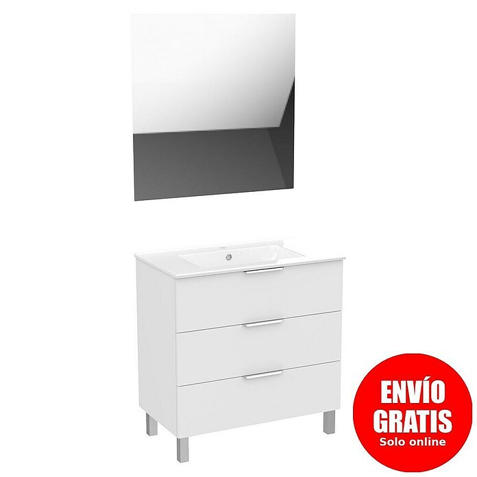 Conjunto de mueble de baño Monic (Blanco, 3 pzs.) | BAUHAUS