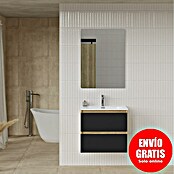 Artysan Conjunto de mueble de baño Funk (Ancho: 60 cm, Nature/Negro, 3 pzs.) | BAUHAUS