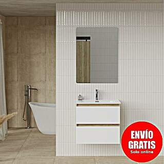 Artysan Conjunto de mueble de baño Funk (Ancho: 60 cm, Nature/Blanco, 3 pzs.)