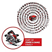 Einhell Power X-Change 18V Sierra circular de batería TE-CS 18/165-2 Li (18 V, Sin batería, Diámetro hoja de sierra: 165 mm, 4.200 r.p.m.) | BAUHAUS