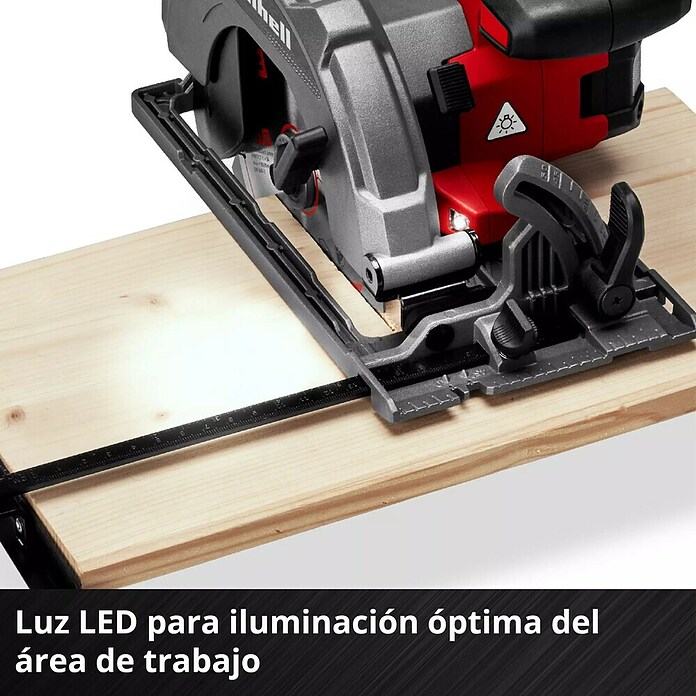 Einhell Power X-Change 18V Sierra circular de batería TE-CS 18/165-2 Li (18 V, Sin batería, Diámetro hoja de sierra: 165 mm, 4.200 r.p.m.) | BAUHAUS