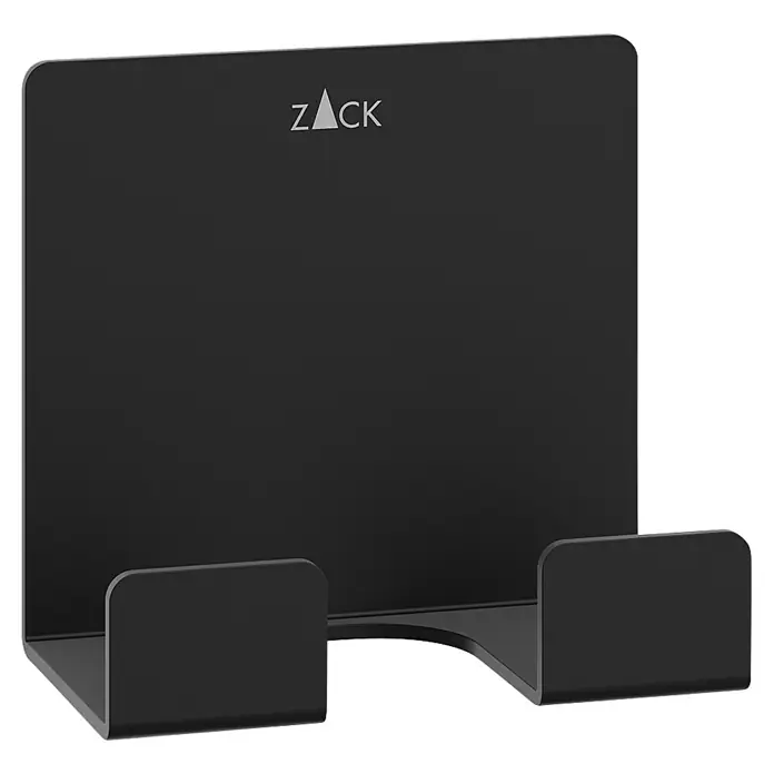 Zack Duschablage Potes - Breite: 6 cm, Schwarz, Pulverbeschichtet - Schwarzer ZACK Zeitschriftenständer aus Metall. Praktische Wandaufbewahrung für Magazine und Zeitungen mit modernem, minimalistischem Design.