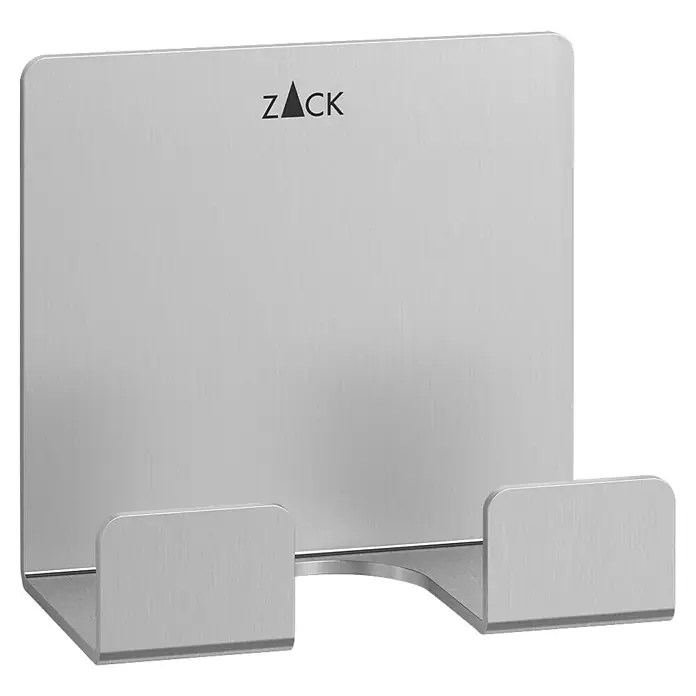 Zack Duschablage Potes - Breite: 6 cm, Silber, Gebürstet - Das ZACK Wandregal aus gebürstetem Edelstahl ist eine stilvolle und praktische Lösung für Ihr Badezimmer oder Ihre Küche.