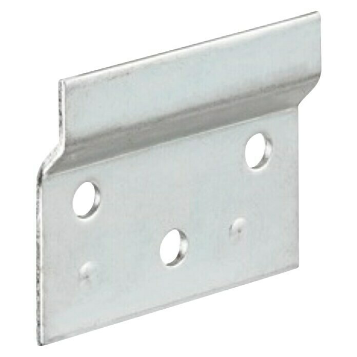 Häfele Placa de soporte para colgar armarios (An x Al: 60 x 48 mm, Diámetro  de agujero: 6 mm, 2 ud.)