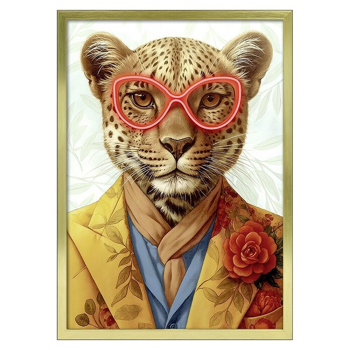 ProArt Bild LED-Neon Art (Leopard, B x H: 50 x 70 cm) | BAUHAUS