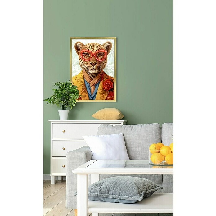 ProArt Bild LED-Neon Art (Leopard, B x H: 50 x 70 cm) | BAUHAUS