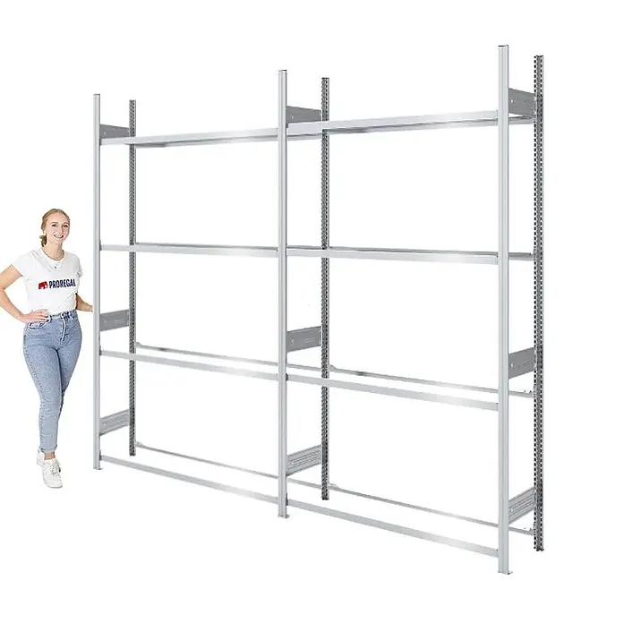 Proregal Reifenregal TIRE PRO - H x B x T: 250 x 260 x 43 cm, Stecken, Verzinkt