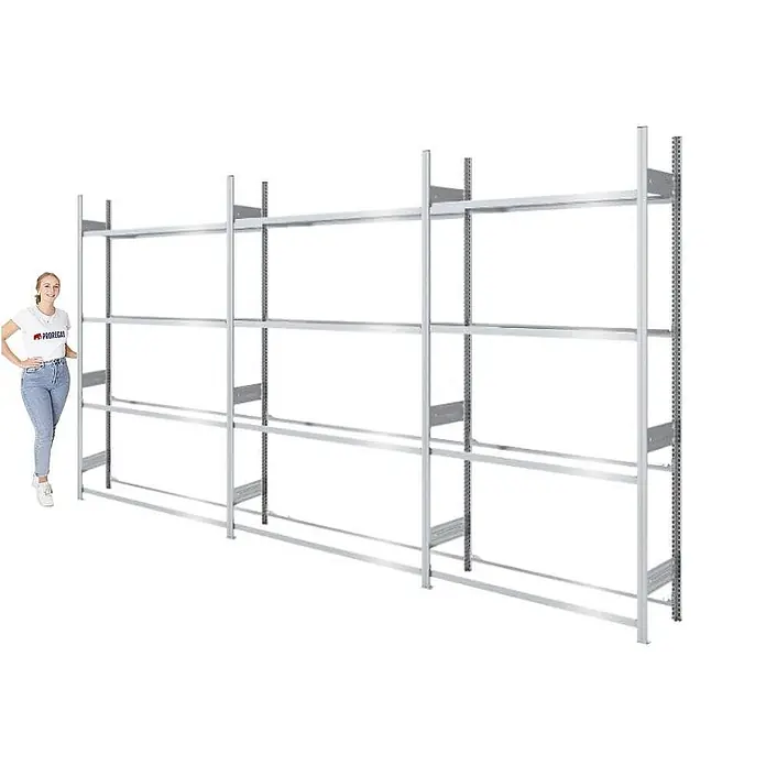 Proregal Reifenregal TIRE PRO - H x B x T: 250 x 390 x 43 cm, Stecken, Verzinkt