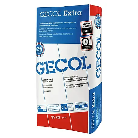 Gecol  Cemento cola Extra blanco
