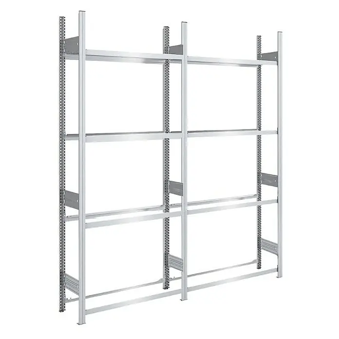 Proregal Reifenregal TIRE PRO - H x B x T: 250 x 200 x 43 cm, Stecken, Verzinkt