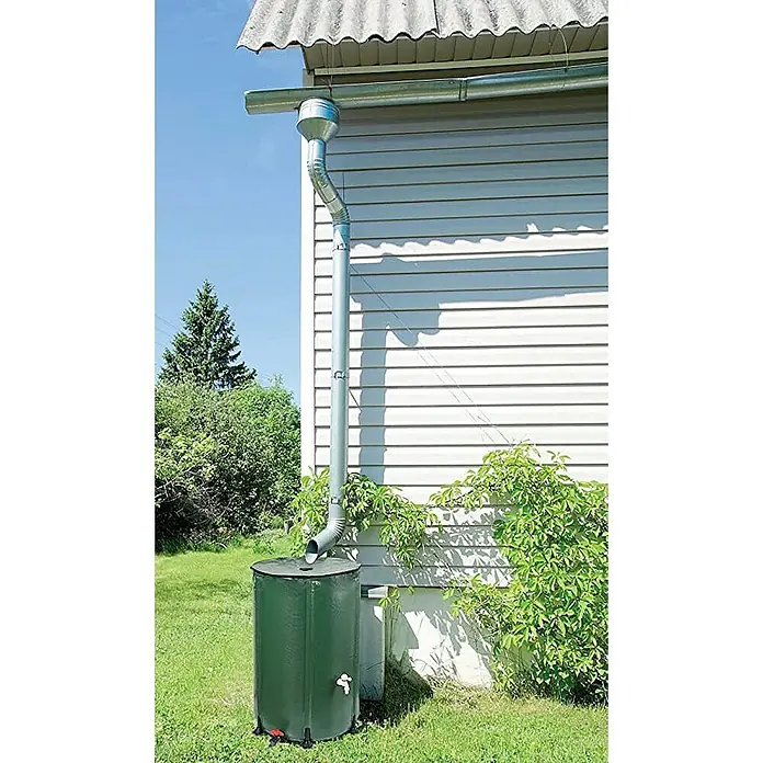 Proregal Regentonne RENATA faltbar, grün und aus UV-stabilem PVC - 500 l, Grün, 1 Stk.