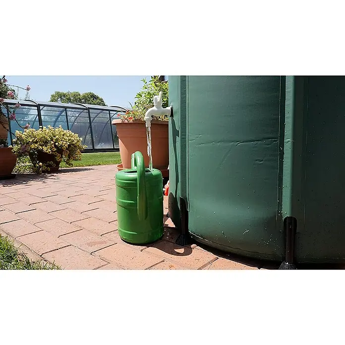 Proregal Regentonne RENATA faltbar, grün und aus UV-stabilem PVC - 500 l, Grün, 1 Stk.