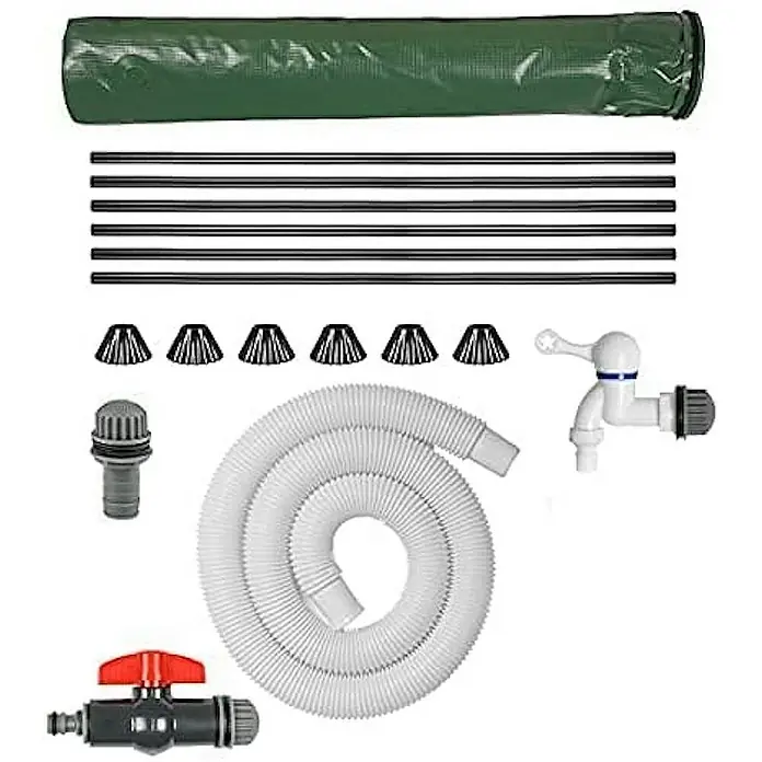 Proregal Regentonne RENATA faltbar, grün und aus UV-stabilem PVC - 380 l, Grün, 1 Stk.