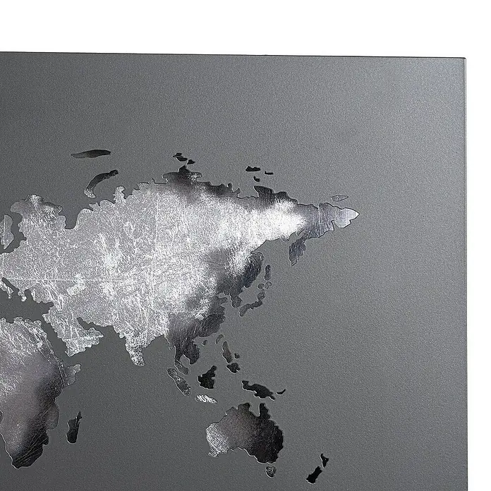 Lucande Wandleuchte World - L x B x H: 4,6 x 60 x 30 cm, schwarz