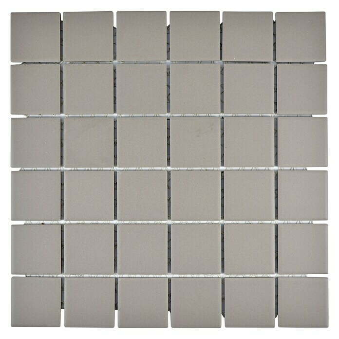 Mosaikfliese Quadrat Uni CU 203 (29,8 x 29,8 cm, Hellgrau, Matt)