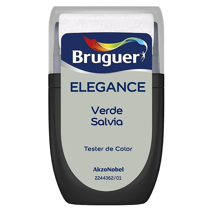 Bruguer Elegance Tester de pintura (Verde salvia, Mate, 30 ml) | BAUHAUS