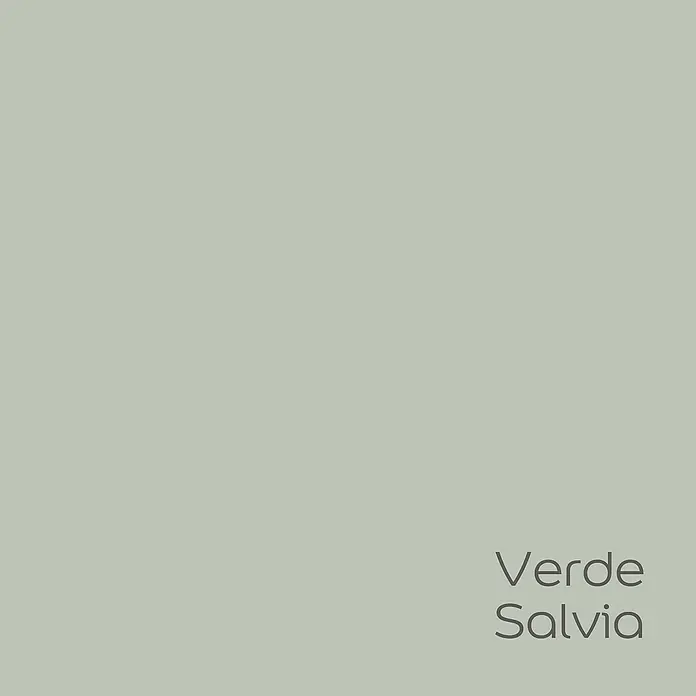 Bruguer Elegance Pintura para paredes - Verde salvia, Mate, 4 l - Muestra de color "Verde Salvia": un tono de verde suave y relajante, ideal para un ambiente tranquilo y elegante.