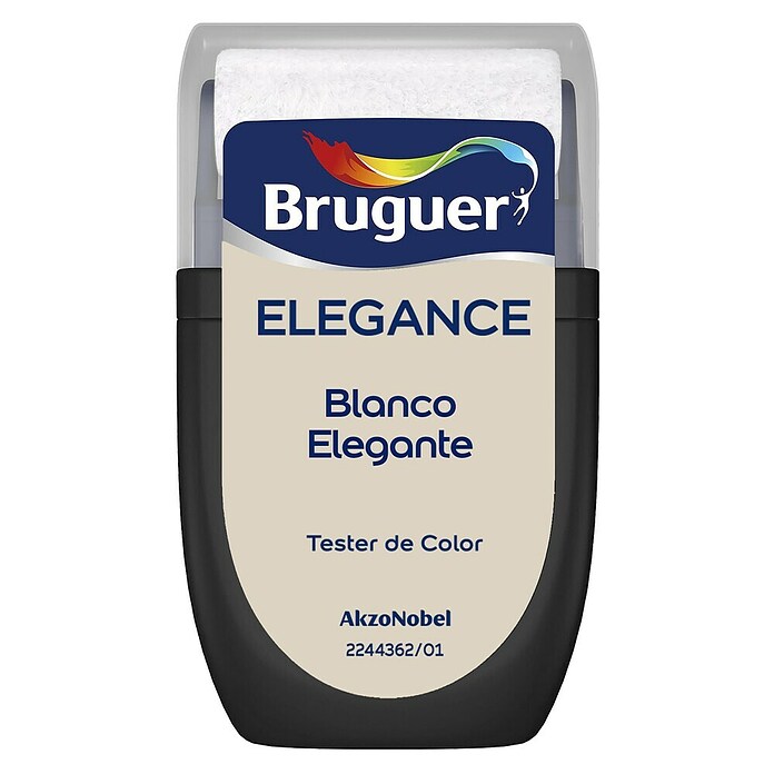 Bruguer Elegance Tester de pintura (Blanco elegante, Mate, 30 ml) | BAUHAUS