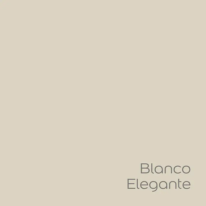 Bruguer Elegance Pintura para paredes - Blanco elegante, Mate, 4 l - Muestra "Blanco Elegante": Un tono crema suave y elegante, ideal para interiores con estilo.