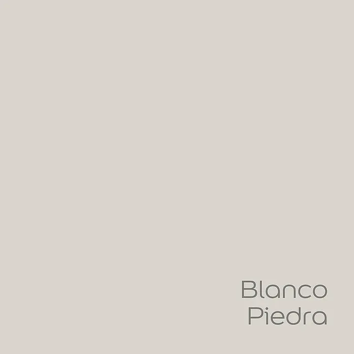 Bruguer Elegance Pintura para paredes - Blanco piedra, Mate, 4 l - Muestra de color "Blanco Piedra", un tono elegante y suave, ideal para diseños de interiores modernos y clásicos.