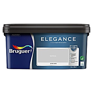 Bruguer Elegance Pintura para paredes (Gris pluma, Mate, 4 l)