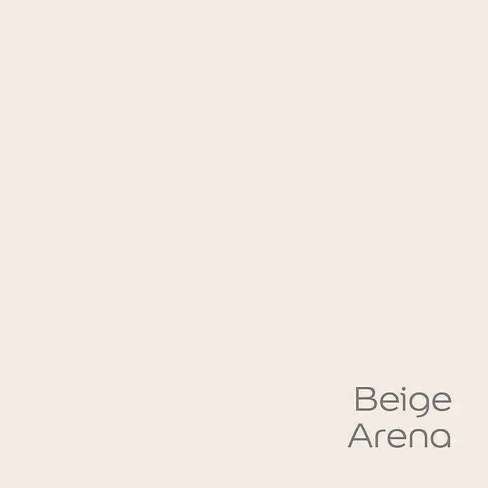 Bruguer Elegance Pintura para paredes - Beige arena, Mate, 4 l - Muestra de color Beige Arena, una tonalidad suave y neutra para interiores modernos y elegantes.