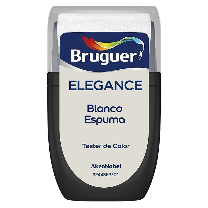Bruguer Elegance Tester de pintura (Blanco espuma, Mate, 30 ml) | BAUHAUS
