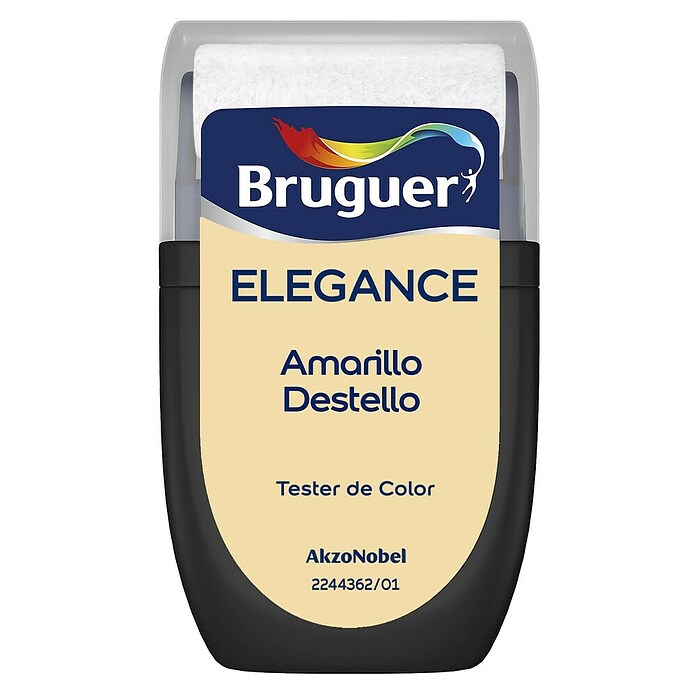 Bruguer Elegance Tester de pintura (Amarillo destello, Mate, 30 ml) | BAUHAUS