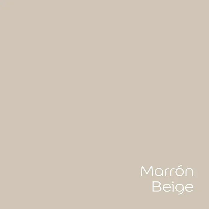 Bruguer Elegance Pintura para paredes - Marrón beige, Mate, 4 l - Muestra de color "Marrón Beige": Un tono sutil y neutro, perfecto para interiores serenos y diseños versátiles.\n