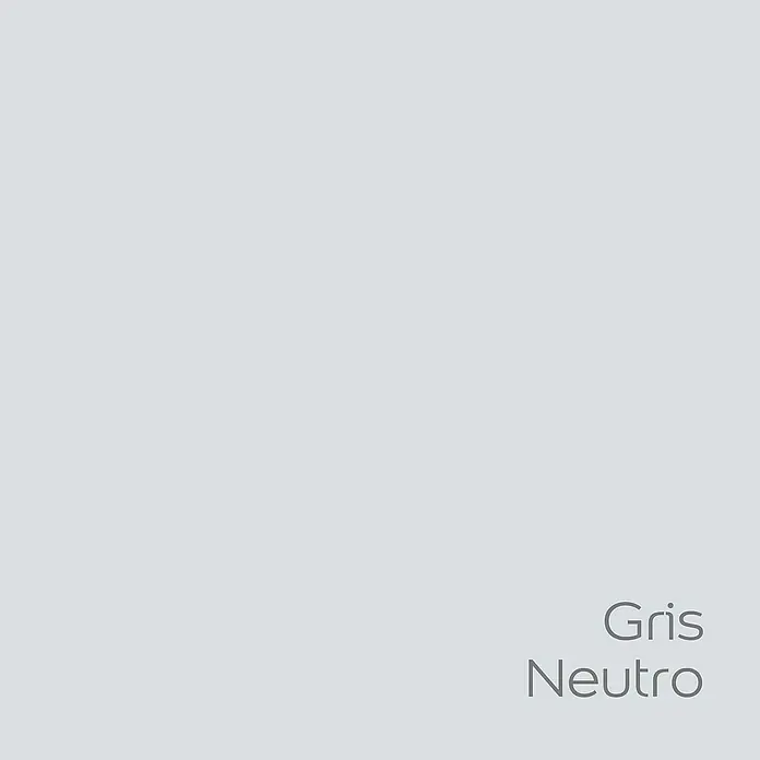 Bruguer Elegance Pintura para paredes - Gris neutro, Mate, 4 l - Muestra de color "Gris Neutro". Un tono gris suave y neutro para diseños modernos y atemporales. Versátil y elegante.