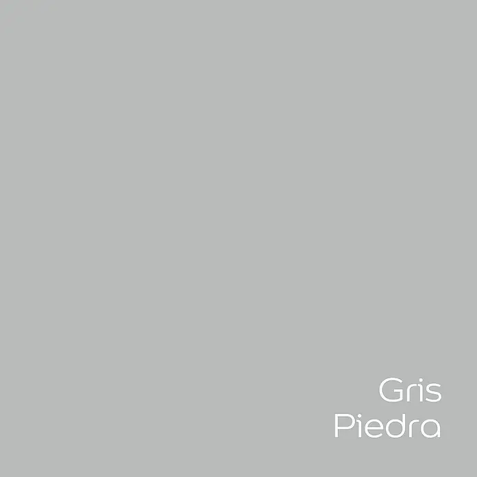 Bruguer Elegance Pintura para paredes - Gris piedra, Mate, 4 l - Muestra de color "Gris Piedra", un elegante tono gris ideal para interiores modernos y proyectos de diseño que buscan una base neutra.