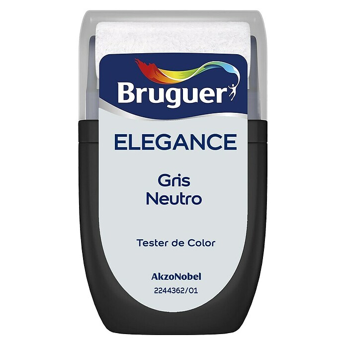 Bruguer Elegance Tester de pintura (Gris neutro, Mate, 30 ml) | BAUHAUS