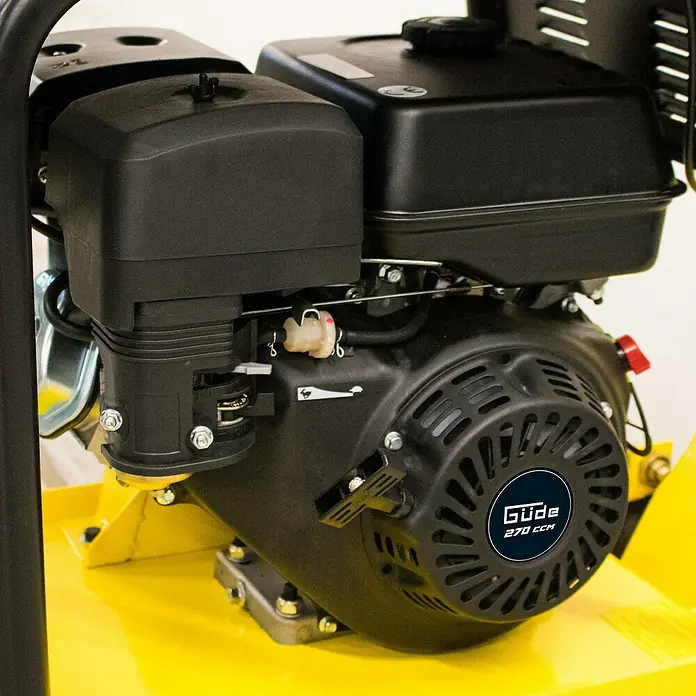 Güde Rüttelplatte GRP 160 - 6 kW, Verdichtungsdruck: 30 kN - Bild von einem Güde 270 CCM Motor.
