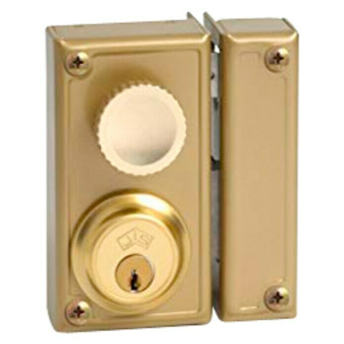 JiS Cerradura con cerrojo 34-6 (Tipo de cerradura: Cerradura de bombín, DIN-derecha, Puerta exterior)
