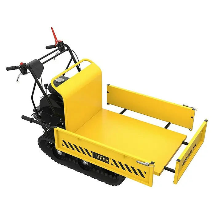 Güde Kettendumper GRD 300.1/R - 4.100 W - Der gelbe Güde GRD 300.1/R Raupendumper, ein robustes und praktisches Nutzfahrzeug für den Garten- und Landschaftsbau.