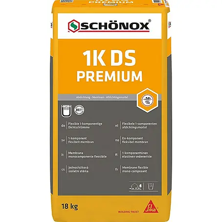 Schönox  Dichtschlämme 1K DS PREMIUM 18 kg