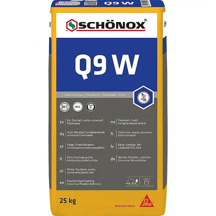 Schönox Fliesenkleber Q9 W 25 kg - 
