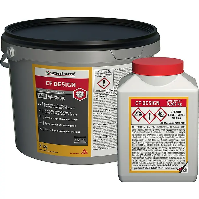 Schönox Fliesenkleber CF DESIGN 2K-Set grau 2,5 kg - 