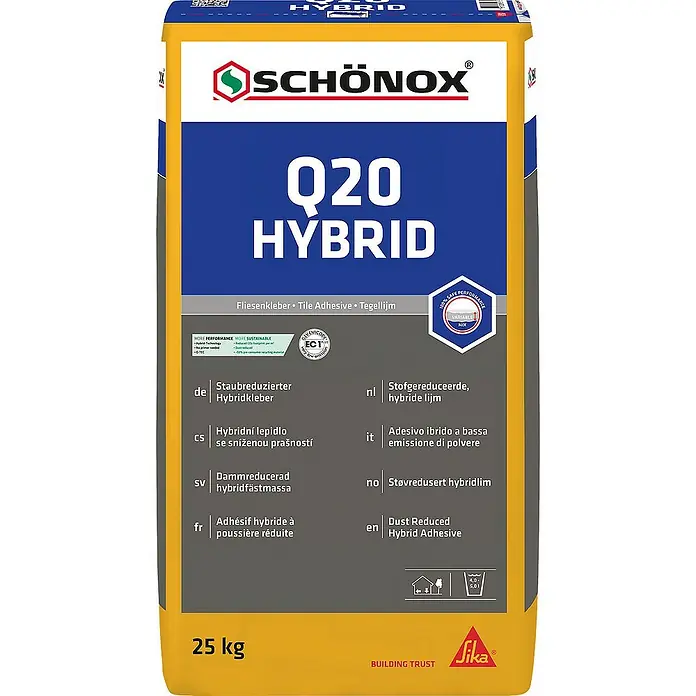 Schönox Fliesenkleber Q20 HYBRID 25 kg - 