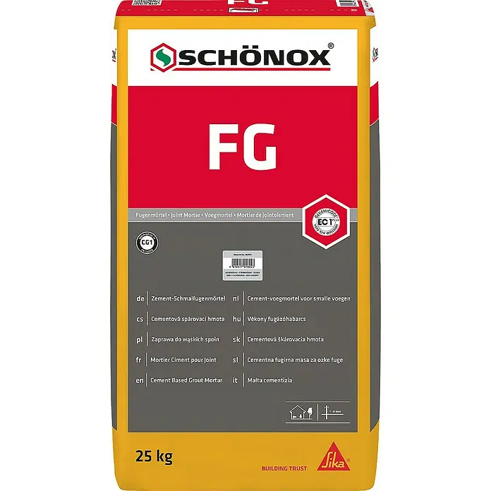 Schönox Fliesenkleber FG silbergrau 5 kg - 