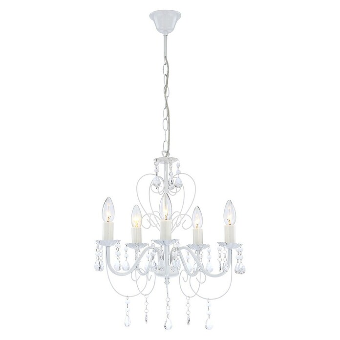 Globo Visilica Pinja  (Duljina visilice: 150 cm, 40 W, Bijela, E14) | BAUHAUS
