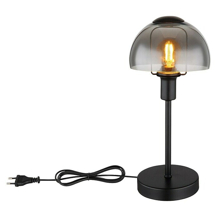 Globo Stolna svjetiljka Kokkini  (25 W, Crna, Boja sjenila: Crna, E14) | BAUHAUS