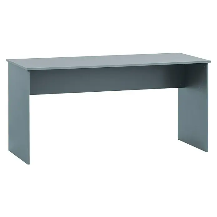 Schildmeyer Rena Schreibtisch - L x B x H: 65 x 150 x 73,6 cm, Fjord - Grauer Schreibtisch mit minimalistischem Design für Büro oder Arbeitszimmer. Ideal für kleine Räume.