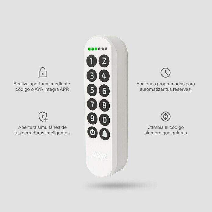 AYR Teclado de código inalámbrico Keypad (Bluetooth, Mediante app) | BAUHAUS