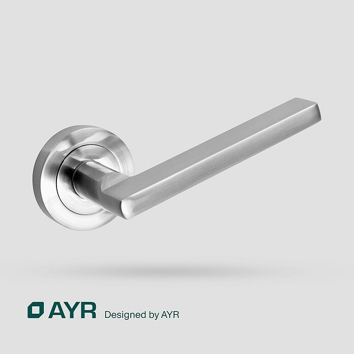 AYR Juego de manillas (Aleación de zinc / aluminio, Grosor de la puerta: 35 mm - 45 mm) | BAUHAUS