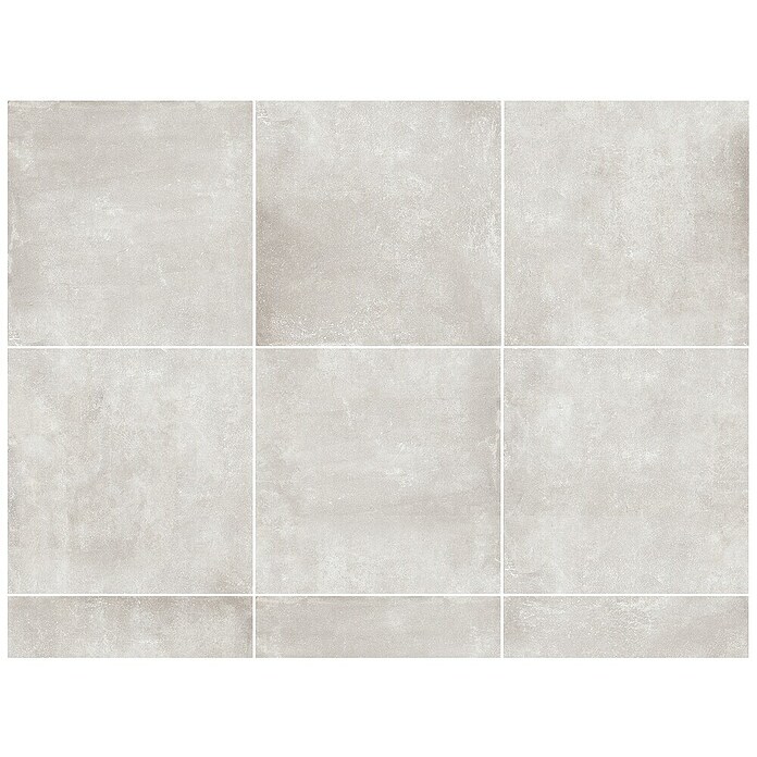 Granitogresne ploščice Savanna  (79,7 x 79,7 cm, Sive barve, Mat) | Ploščice z videzom betona | Talne ploščice | Talne obloge | Izdelki | BAUHAUS