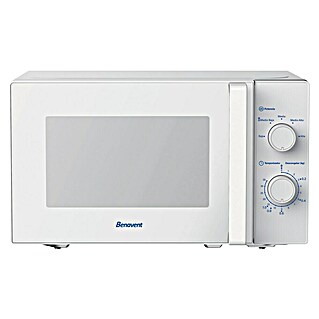 Benavent Microondas MBM20WSG (Potencia máx.: 700 W, 20 l, Blanco)