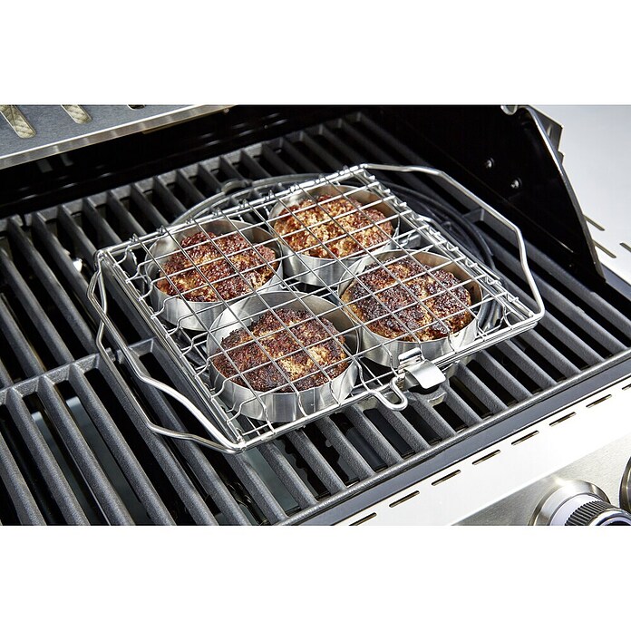 Kingstone Barbecuekorf Burgers (Geschikt voor: 4 hamburgers)