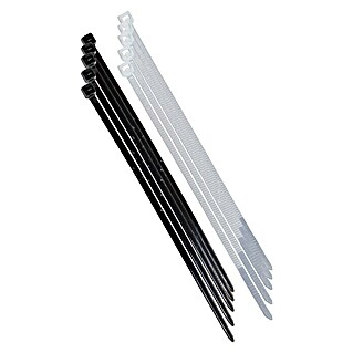Set de bridas para cables (Negro, L x An: 200 x 2,6 mm, 450 ud.)